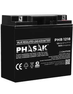 ph2Baterias 12V PHASAK h2pPlomo acido Baterias selladas PHASAK de plomo acido de 12V de 12 Ah ppCompatibles con los modelos de 