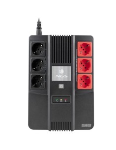 pNGS Fortress Bunker es un SAI sistema de alimentacion ininterrumpida de 600VA 360W con bateria de 12V 7 incorporada que asegur