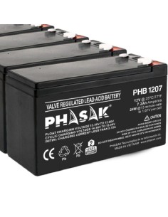 p ph2Baterias 12V PHASAK h2Plomo acido Baterias selladas PHASAK de plomo acido de 12V de 72 AhbrbCompatibles con los modelos de