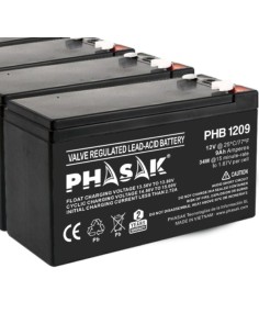 p ph2Baterias 12V PHASAK h2Plomo acido Baterias selladas PHASAK de plomo acido de 12V de 9 AhbrbCompatibles con los modelos de 