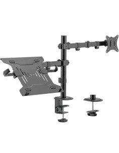 h2AISENS SOPORTE DE MESA GIRATORIO E INCLINABLE PARA PORTATIL Y MONITOR TV 9KG DE 17 32 NEGRO h2pbr ph2Especificaciones h2pulli