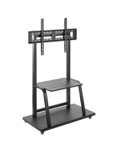 h2AISENS SOPORTE DE SUELO ECO CON RUEDA BANDEJA PARA DVD PARA MONITOR TV 150KG DE 37 100 NEGRO h2pbr ph2Especificaciones h2pull