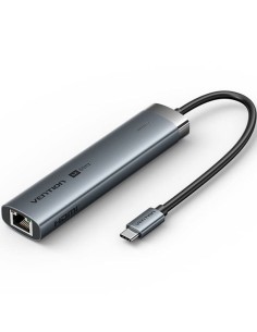 ph2Docking USB Tipo C Vention TGNHB h2pEl concentrador de expansion de conexion universal Vention TGN 6 en 1 es la solucion ide