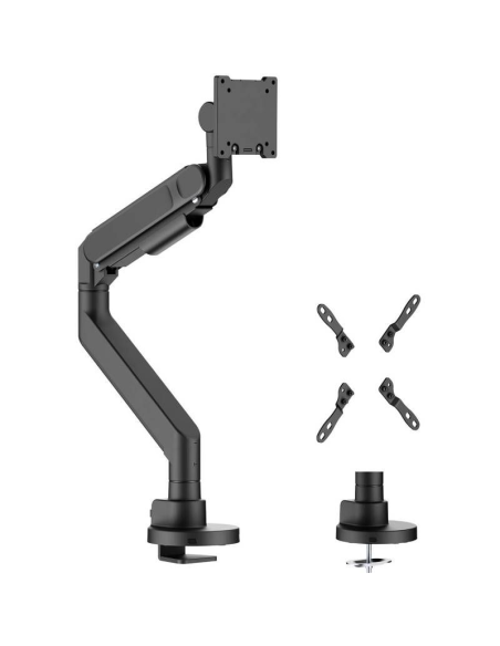 pp pdivph2AISENS SOPORTE DE MESA PRO CONTRAPESO GIRATORIO E INCLINABLE PARA MONITOR TV 27KG 3 PIVOTES 1 BRAZO DE 24 57 NEGRO h2