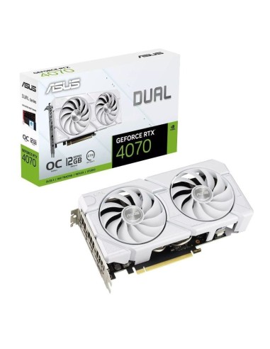 ph2Tarjeta Grafica Asus Dual GeForce RTX 4070 EVO White OC Editionbr h2ulliImpulsada por tecnologia NVIDIA DLSS3 Arco ultraefic