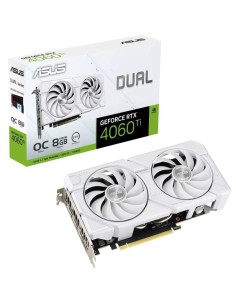 ph2ASUS Dual GeForce RTX 4060 Ti EVO Edicion OC Blanca 8 GB GDDR6 h2pASUS Dual GeForce RTX 4060 Ti EVO White OC Edition 8GB GDD