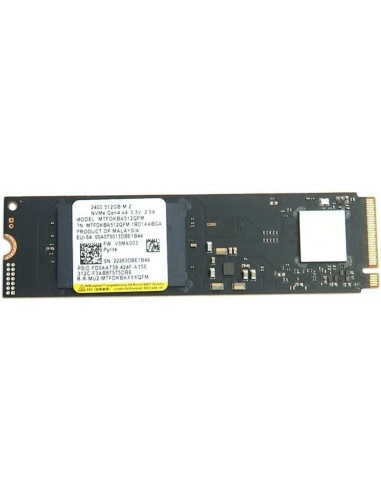 h2Micron 2400 MTFDKBA512QFM 512GB h2p ppUnidad de estado solido MTFDKBA512QFM 1BD1AABGA 40 x4 TLC NVMe M2 2280 SSD interno ppEl