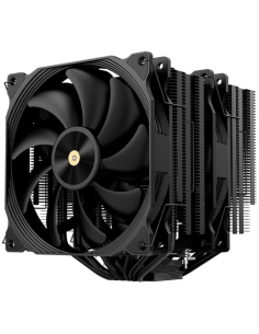 h2Ventilador con Disipador Hiditec C40 Pro h2pC40 PRO tiene un diseno de doble torre con aletas de aluminio de alta densidad se