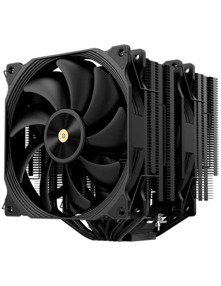 h2Ventilador con Disipador Hiditec C40 Pro h2pC40 PRO tiene un diseno de doble torre con aletas de aluminio de alta densidad se