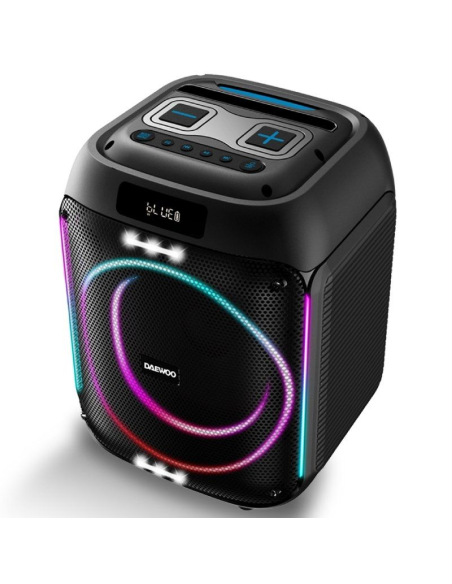 h2ALTAVOZ PARTY SPEAKER DAEWOO BLUETOOTH 40W C AUX USB SD h2divpulliCARGA TIPO C lilispan style background color initial MANDO 