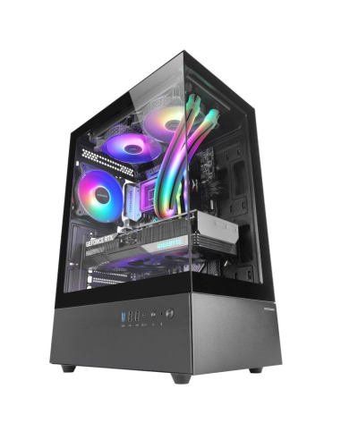 ph2Caja GAMING MC XO h2pLa MC XO es una semitorre ATX disenada para quienes buscan el equilibrio perfecto entre rendimiento y e