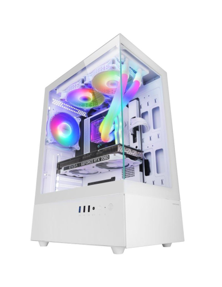ph2Caja GAMING MC XO h2pLa MC XO es una semitorre ATX disenada para quienes buscan el equilibrio perfecto entre rendimiento y e