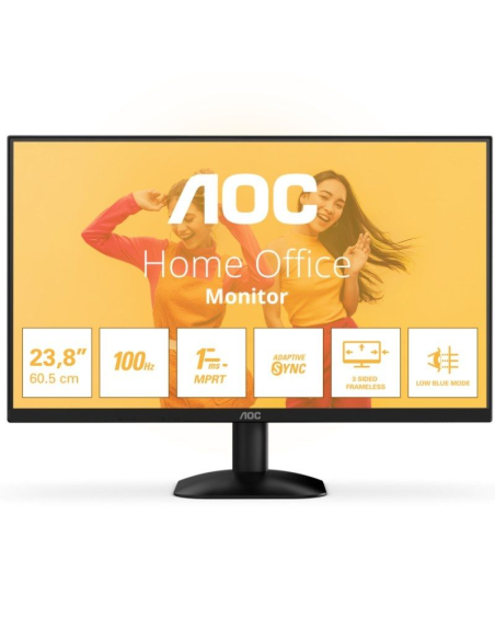 ph2Potencia tu vista conectate de forma inteligente h2pPantalla Full HD de 24 con 100 Hz y Adaptive Sync pEl AOC 24B35HM2 tiene