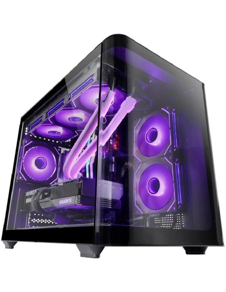 ph2Caja Gaming Micro ATX MC FUSIONM h2pLa MC FUSIONM con su exclusivo cristal curvado continuo combina diseno y funcionalidad e