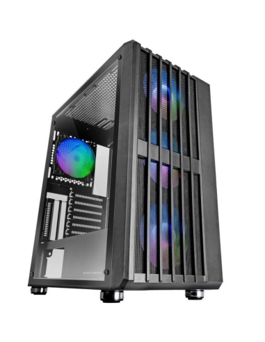 ph2Caja Gaming MC VAULT h2pLa caja MC VAULT combina estilo rendimiento y personalizacion en un diseno impresionante Con un fron