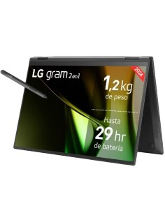 h2LG gram 2 en 1 de 14 pulgadas Laptotp Ligeronbsp h2pcon Pantalla tactil y 16GB RAM Intel Core Ultra 7 Windows 11br pph2Hasta 