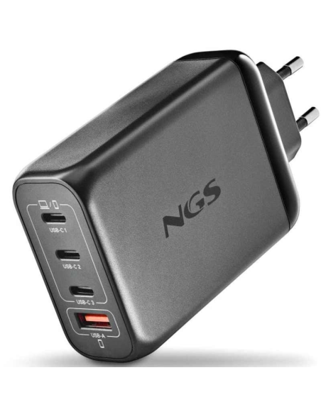 ph2BUD 140W h2pCargador de pared ultrarrapido de 140W con 4 Puertos 3 USB C 1 USB A pulliCargador de pared con 3 salidas USB C 