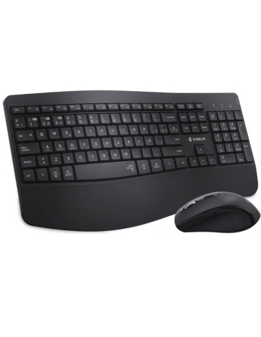 h2COMBO DUAL OFFICE PROWAVE BLACK h2divCombinacion de Teclado mas Raton Ergonomicos y multidipositivobr divdivpDescubre la expe