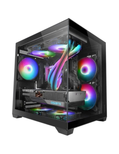 ph2Caja Gaming MC VIEW2 h2pLa minitorre MC VIEW2 fusiona diseno vanguardista y prestaciones avanzadas en un formato compacto Su