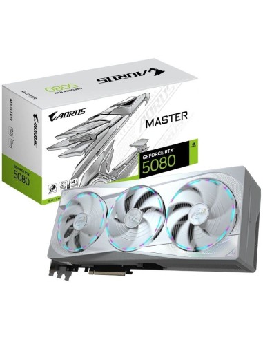 h2AORUS GeForce RTX 5080 MASTER ICE 16G h2divpulliDesarrollado con la arquitectura NVIDIA Blackwell y DLSS 4 liliDesarrollado p