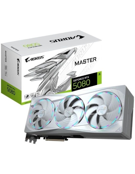 h2AORUS GeForce RTX 5080 MASTER ICE 16G h2divpulliDesarrollado con la arquitectura NVIDIA Blackwell y DLSS 4 liliDesarrollado p