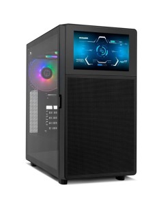 p ph28 LCD SCREEN MID TOWER h2pulliPantalla LCD de 88221 totalmente personalizable liliPanel frontal metal mesh liliFiltro magn