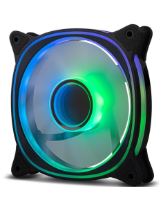 ph2V Fan h2ppulliIluminacion ARGB con espejo infinito liliRodamientos hidraulicos liliDiseno silencioso optimizado lili9 aspas 