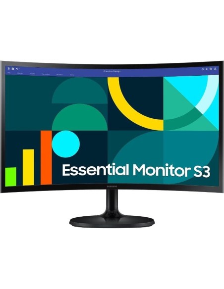 ph2Pantalla curva 1800R h2pDisfrute de una experiencia visual mas inmersiva El monitor curvo se adapta perfectamente a su campo