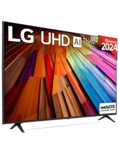 divh255 pulgadas TV LG UHD AI 4K serie UT80 h2pulliColores intensos con la tecnologia LED en 4K liliSumergete en cada escena co