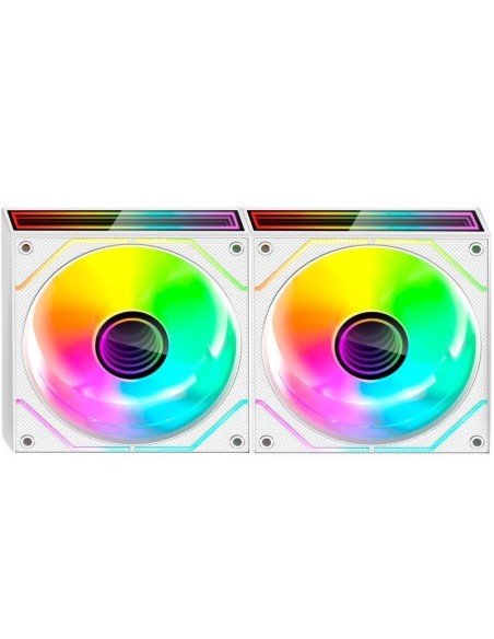 ph2Kit Ventiladores ARGB REVERSED MF 3DPROX2R h2pEl MF 3DPROX2R es un kit de ventiladores 2en1 con diseno Reverse Blade o aspas