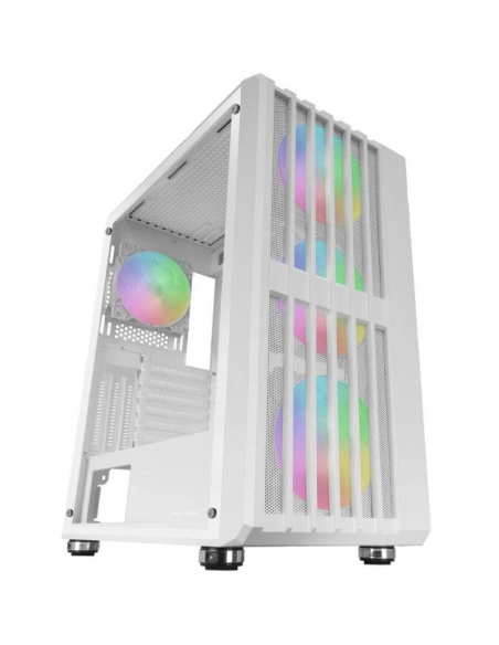 ph2Caja Gaming MC VAULT h2pLa caja MC VAULT combina estilo rendimiento y personalizacion en un diseno impresionante Con un fron