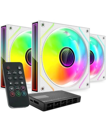 ph2Kit de Ventiladores ARGB MF 3DPROKIT h2pEl kit de ventiladores MF 3DPROKIT combina diseno rendimiento y personalizacion avan