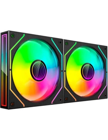 p ph2Kit Ventiladores ARGB MF 3DPROX2 h2pEl MF 3DPROX2 es un kit de ventiladores 2en1 Infinity Mirror disenado para ofrecer un 