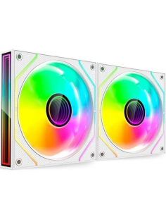 ph2Kit Ventiladores ARGB MF 3DPROX2 h2pEl MF 3DPROX2 es un kit de ventiladores 2en1 Infinity Mirror disenado para ofrecer un re