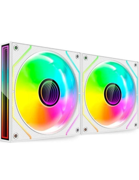 ph2Kit Ventiladores ARGB MF 3DPROX2 h2pEl MF 3DPROX2 es un kit de ventiladores 2en1 Infinity Mirror disenado para ofrecer un re
