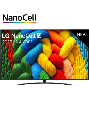 h2Smart TV LG Nanocell LED AI NANO81 86 pulgadas 4K 2025 h2ppulliMayor precision de colores puros gracias a las 25 millones de 