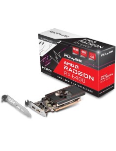 h2PULSE AMD Radeon RX 6400 h2p ph2SAPPHIRE PULSE AMD Radeon RX 6400 h2pLa tarjeta grafica SAPPHIRE PULSE AMD Radeon RX 6400 fun