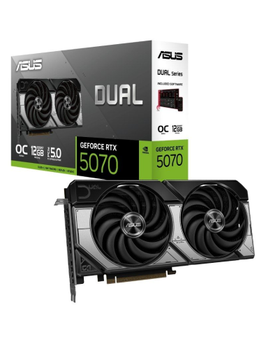 ph2Ventiladores dobles ajuste perfecto h2pLa ASUS Dual GeForce RTX8482 5070 combina un potente rendimiento termico con una ampl