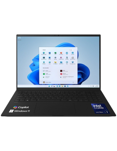 h2Portatil 16 LG gram 16Z90T Windows 11 h2p ppCon solo 1199 kg hasta 225 h y 157 mm de grosor el LG gram te acompana a donde qu