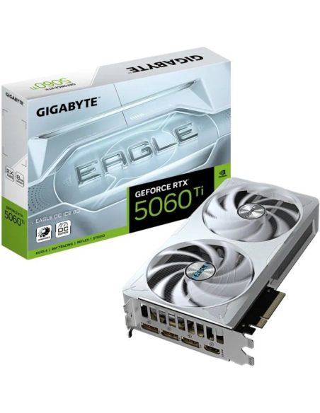 ph2strongGeForce RTX8482 5060 Ti EAGLE OC ICE 8G strong h2pulliImpulsada por la arquitectura NVIDIA Blackwell y DLSS 4 liliImpu