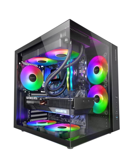 h2Caja Gaming MCV ONE h2pLa MCV ONE es una caja ATX compacta con una amplia capacidad interna que combina diseno vanguardista a