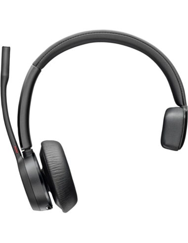 h2Auriculares Poly Voyager 4310 con certificacion de Microsoft Teams adaptador BT700 Soporte de carga h2pLibere a sus trabajado