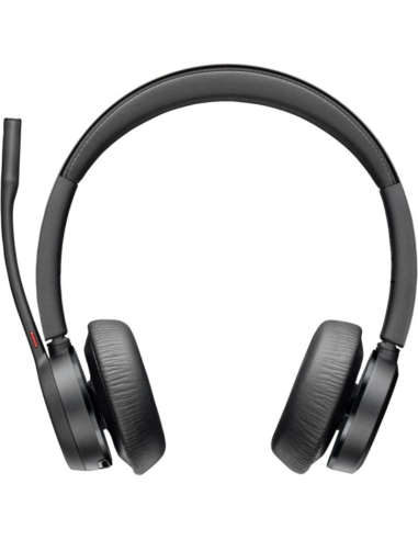 h2Auriculares Poly Voyager 4320 con certificacion de Microsoft Teams adaptador BT700 Soporte de carga h2pLibere a sus trabajado