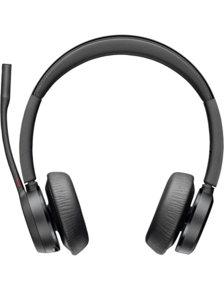 h2Auriculares Poly Voyager 4320 con certificacion de Microsoft Teams adaptador BT700 Soporte de carga h2pLibere a sus trabajado