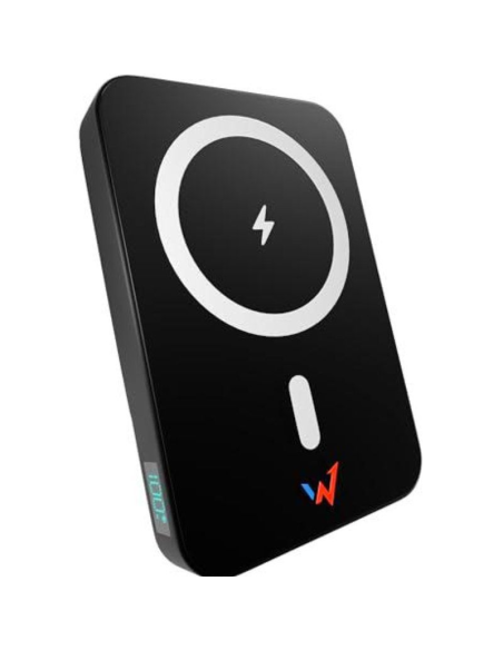 h2Powerbank Magnetica 10000mAh Ultra Compacta Carga inalambrica 15W y Cable 20W USB C Incluido h2ppulliCompatibilidad iPhone 15