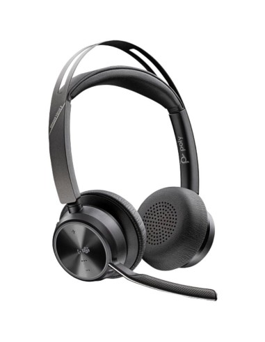 h2Auriculares USB C C Poly Voyager Focus 2 con certificacion para Microsoft Teams adaptador USB C A h2divpCree una zona de conc