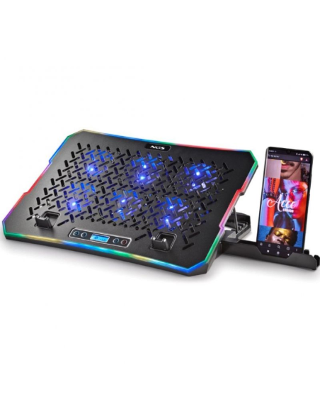 ph2HERO STAND h2pbBase Refrigeradora para portatil de hasta 156 con 6 ventiladores de gran velocidad b ppulliBase de refrigerac