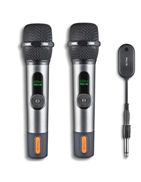 p ph2PACK DE 2 MICRoFONOS INALaMBRICOS VOCALES DE TIPO DINaMICO h2p pp pulliSet de microfonos inalambricos con 2 micros y recep