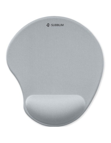 Alfombrilla ergonómica subblim ergo neogel mousepad/ /plateada