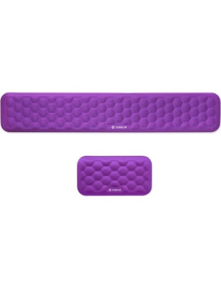 Pack de 2 reposamuñecas subblim ergo airpadding/ purpura